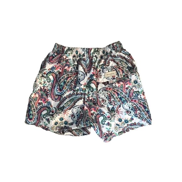 98 Coast Av Aloha Waves Swim Trunks Multi Color Printed Drawstring Boys - Picture 3 of 6